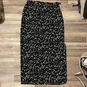 Vintage Imperial floral maxi skirt